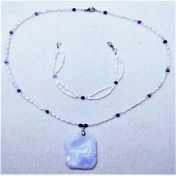 Fresh Water Pearl Set - Picture 1 of 1